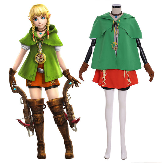 Disfraz de Cosplay de Linkle de la leyenda de Zelda: Aliento de lo salvaje