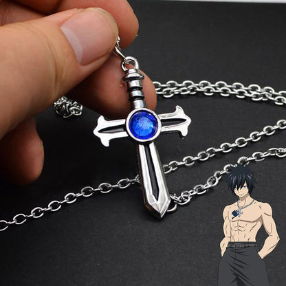 Fairy Tail Gray Fullbuster Collar Cosplay Accesorio Prop
