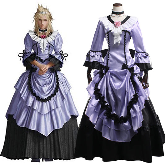Costume cosplay di Final Fantasy VII Remake Cloud Strife Girl Ver3