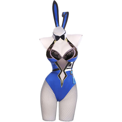 Genshin Impact Bunny Girl Yelan Cosplay Costume