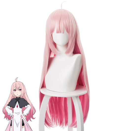 魔王，再試一次！  Luna 優雅漸變粉色玫瑰角色扮演假髮 - 494B