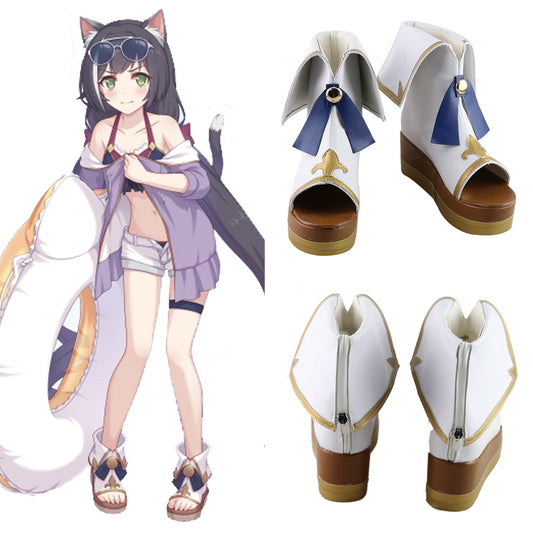 Fate Grand Order Lancer Artoria Pendragon Maid BLue Cosplay Costume