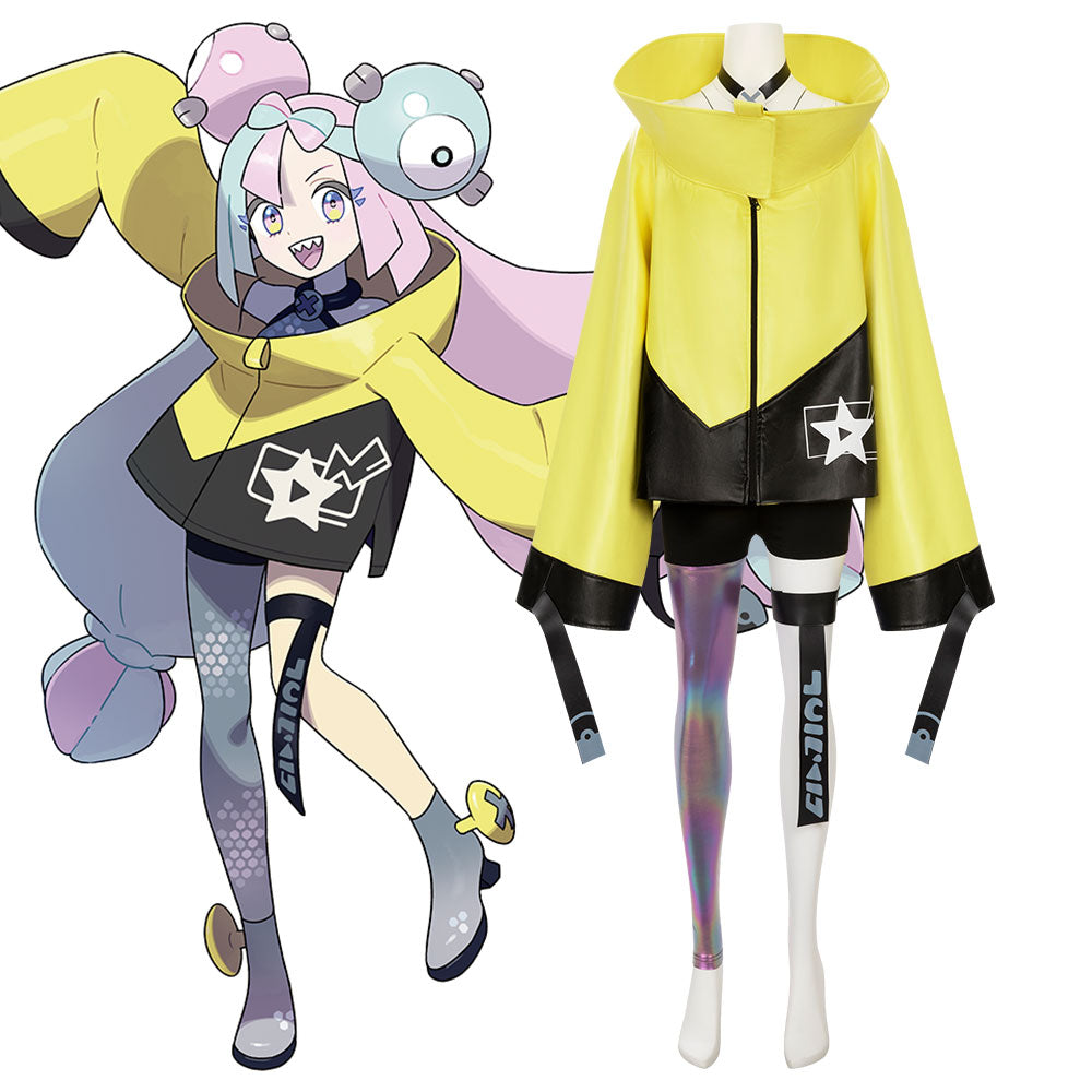 Pokemon Pok¨¦mon Scarlet and Violet Iono Cosplay Costume