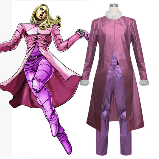 Le bizzarre avventure di JoJo: Steel Ball Run Divertente costume cosplay rosa di San Valentino