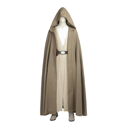 Disfraz de Cosplay de Star Wars The Last Jedi Luke Skywalker, sin botas
