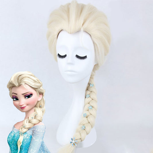 Disney Frozen Elsa Light Golden Cosplay Peluca - Peluca y accesorios para la cabeza