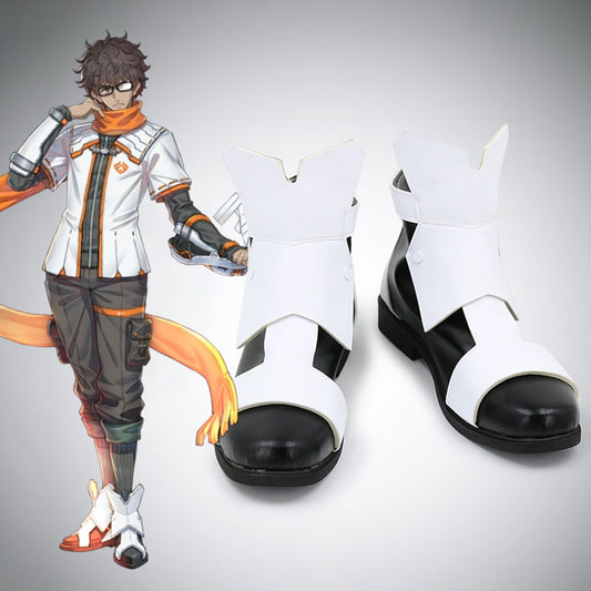 Xenoblade Chronicles 3 Taion Blanc Noir Cosplay Chaussures