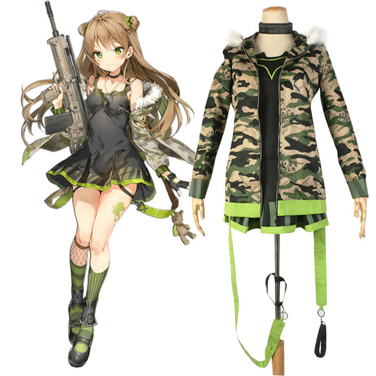 Costume cosplay Bullpup RFB per espulsione in avanti del fucile in prima linea delle ragazze