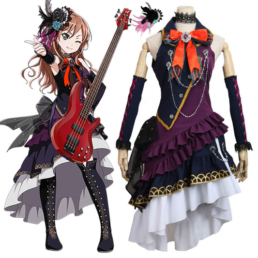 BanG Dream! Roselia Imai Lisa BLACK SHOUT Cosplay Costume