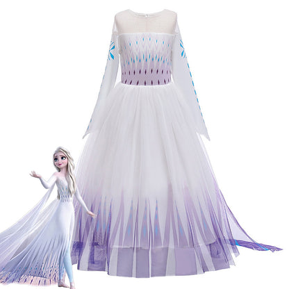 childs elsa dress Kids Child Size Disney Frozen 2 Elsa Dress Halloween Cosplay Costume – Gcosplay