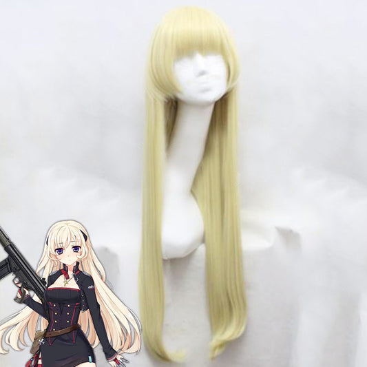Peluca de cosplay dorada G3 Frontline para niñas