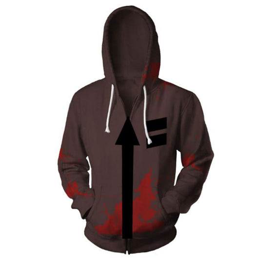 Angels Of Death Satsuriku No Tenshi Zack Coat Hoodie Cosplay Costume