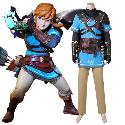US$ 190.99 - The Legend of Zelda: Tears of the Kingdom Breath of The Wild Link  Cosplay Costume 