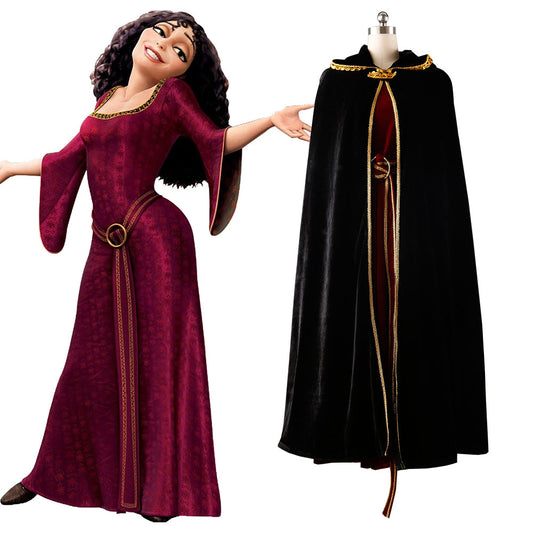 Disney Tangled Tangled Mutter Gothel Cosplay Kostüm