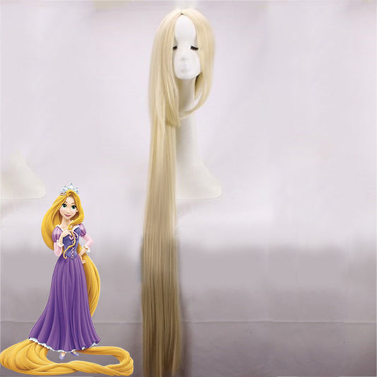 Disney Tangled Rapunzel Princess Gold Cosplay Perücke