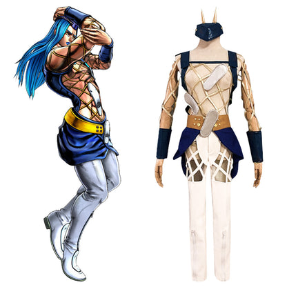 Jojo'S Bizarre Adventure: Stone Ocean Narciso Anasui Homme Cosplay Costume