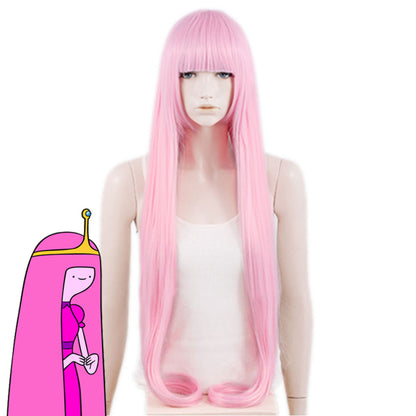 Adventure Time Princess Bubblegum Pink Cosplay Wig