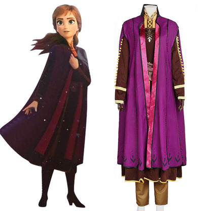 Disney Frozen 2 Anna Costume Cosplay Vendita speciale