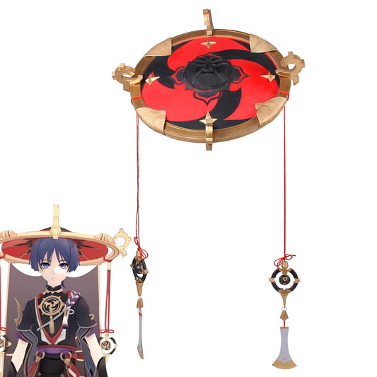 Genshin Impact Scaramouche Sombrero Accesorio de disfraces Prop