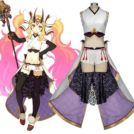 Fate Grand Order Lancer 茨城童子 Stage 3 Cosplay Costume