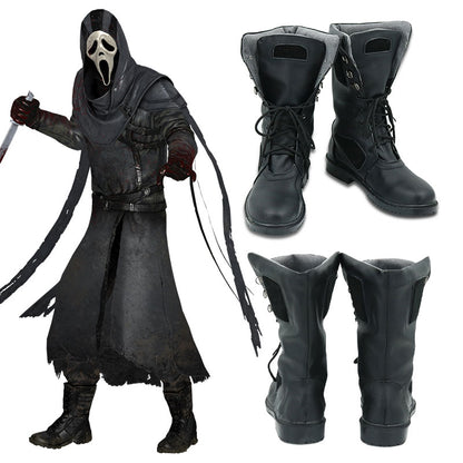 Dead by Daylight Danny "Jed Olsen" Johnson The Gost Face Ghostface Halloween Black Cosplay Shoes