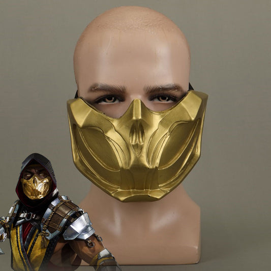 Mortal Kombat 11 Escorpión Máscara de Halloween Accesorio de disfraces Prop
