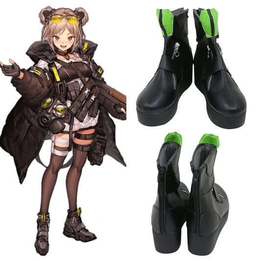 Filles Frontline P90 Marron Cosplay Chaussures