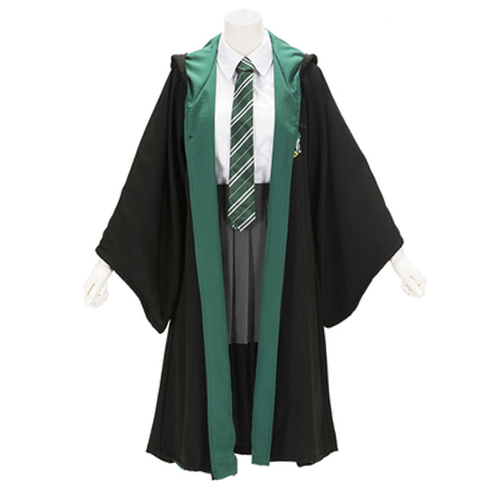 Harry Potter Female Slytherin Robe School Uniform Halloween Cosplay Co –  Gcosplay