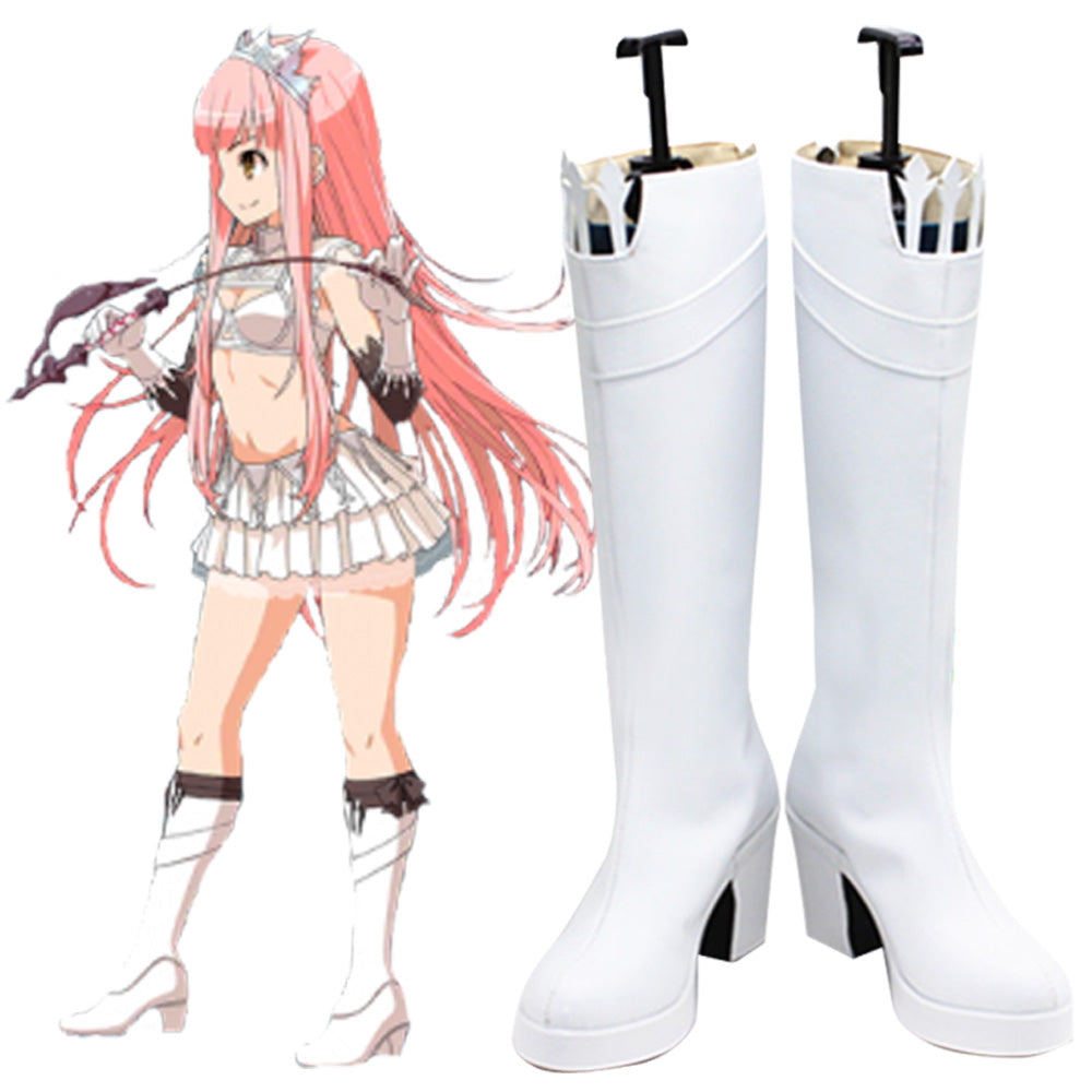 Fate Grand Order Rider Medb White Shoes Cosplay Boots