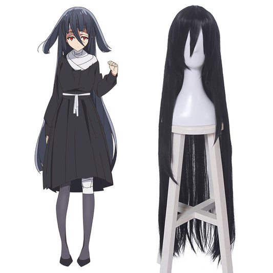 Zombieland Saga Yamada Tae 黑色角色扮演假髮