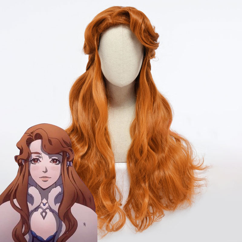Castlevania Lenore Orange Cosplay Wig