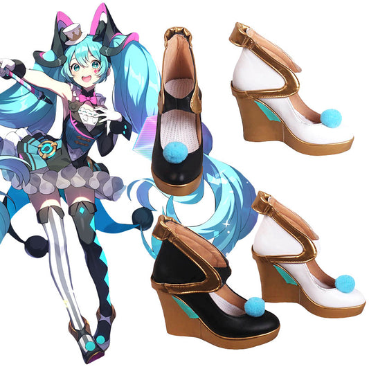 Vocaloid Hatsune Miku 2019 Mágico Mirai Halloween Cosplay Zapatos