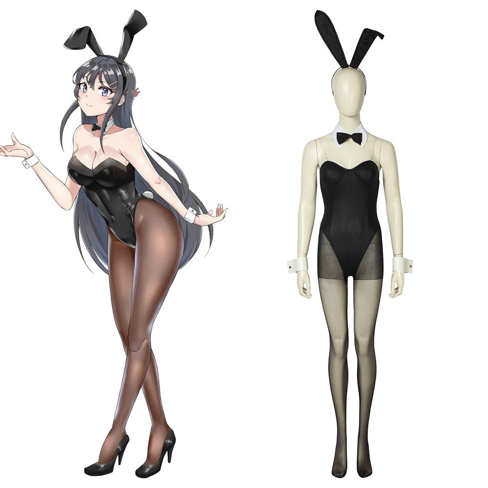 Seishun Buta Yarou Wa Bunny Girl Senpai No Yume Wo Minai Sakurajima Mai Bunny Girl Cosplay Costume - Une édition