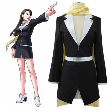 Ace Attorney Season 2 Mia Fey Cosplay Costume