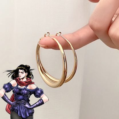 JoJo's Bizarre Adventure Lisa Lisa Pendiente Accesorio de disfraces Prop