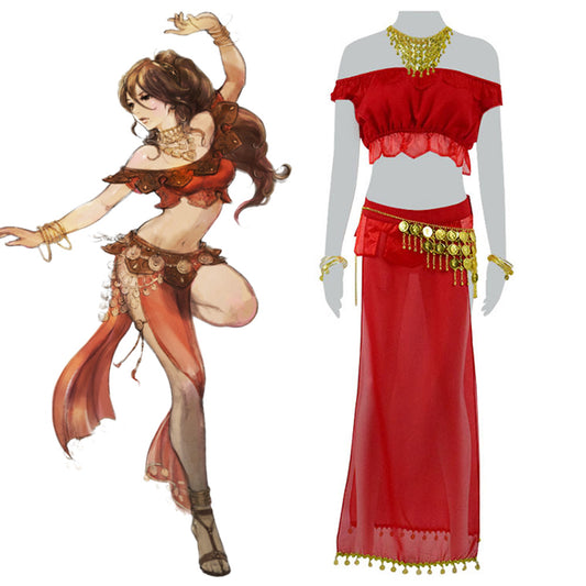 Octopath Traveler Primrose Azelhart Cosplay Costume