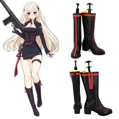Girls' Frontline G3 Black Cosplay Shoes
