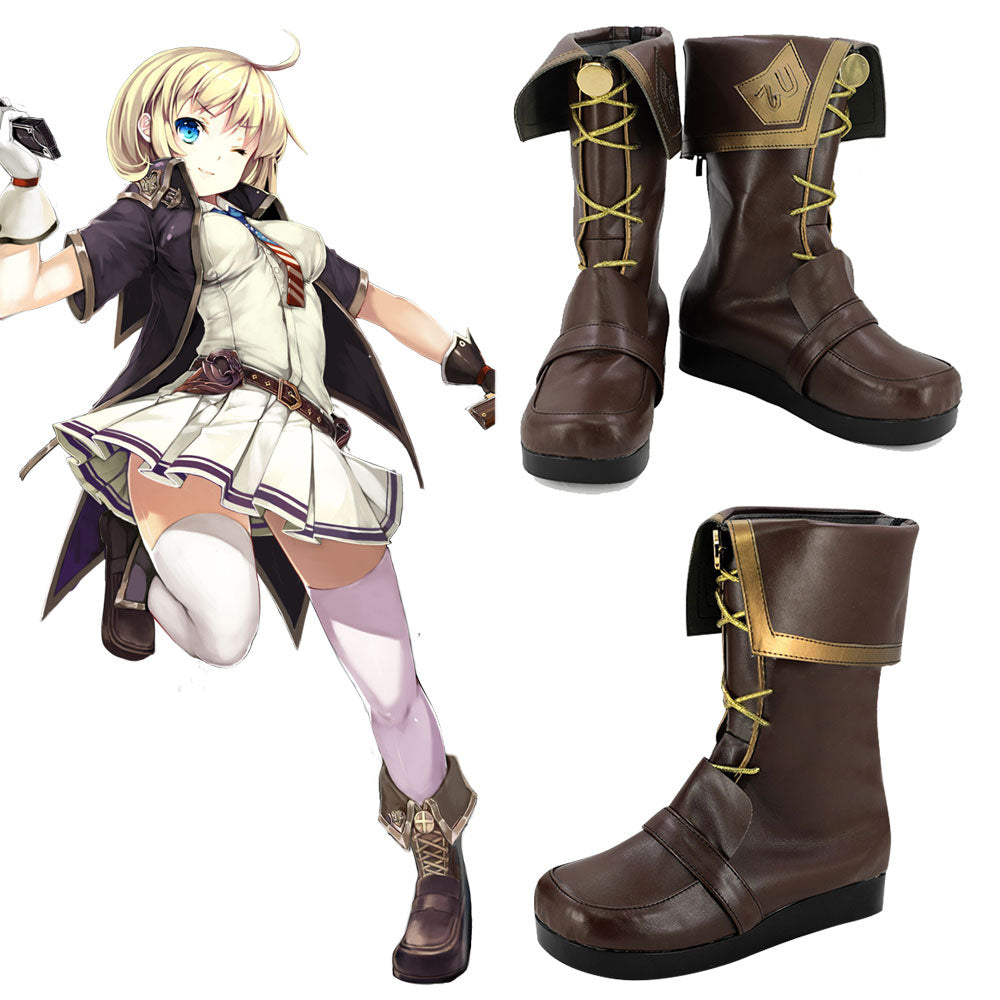 Girls' Frontline Automatic Pistol M1911 Brown Cosplay Shoes