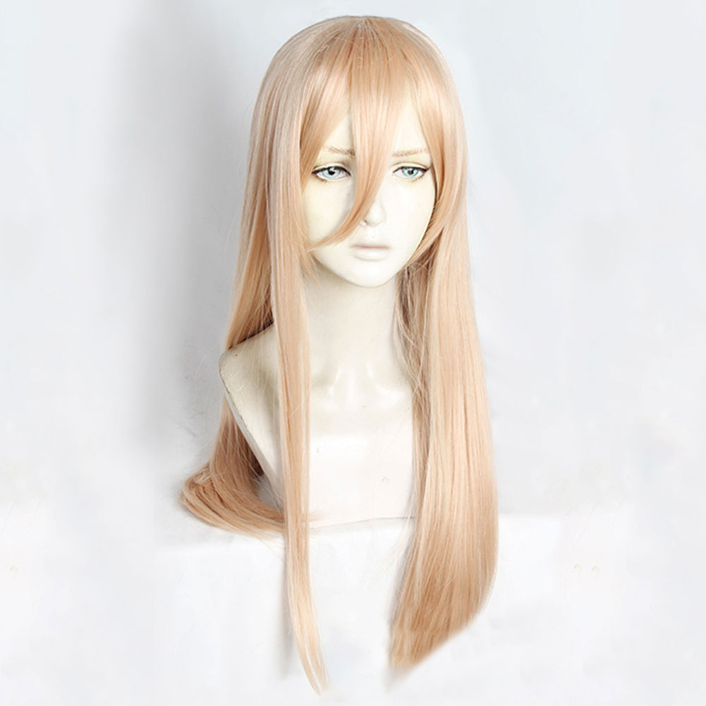 Guilty Gear STRIVE Millia Rage Golden Orange Cosplay Perücke