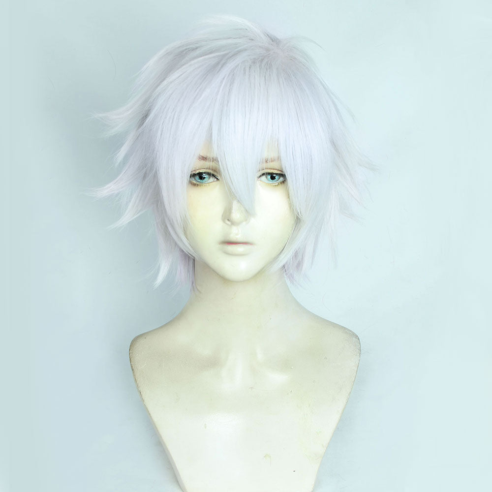 Jujutsu Kaisen Sorcery Fight Megumi Satoru Gojo Blanc Violet Cosplay Perruque - Édition B