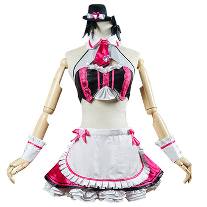 Fate Grand Order San Valentino Rin Tohsaka Chocolate Maid Dress Costume Cosplay