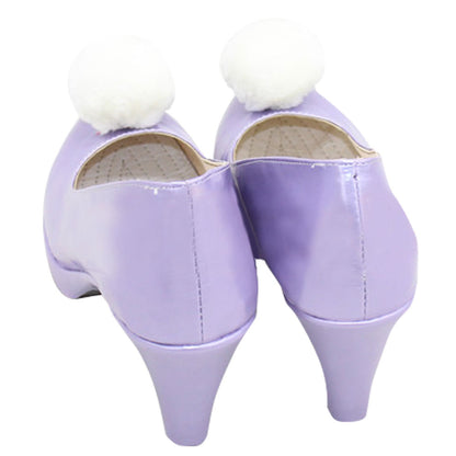 Destin Grand Ordre Assassin Lancer Scathach Bunny Girl Violet Chaussures Cosplay Bottes