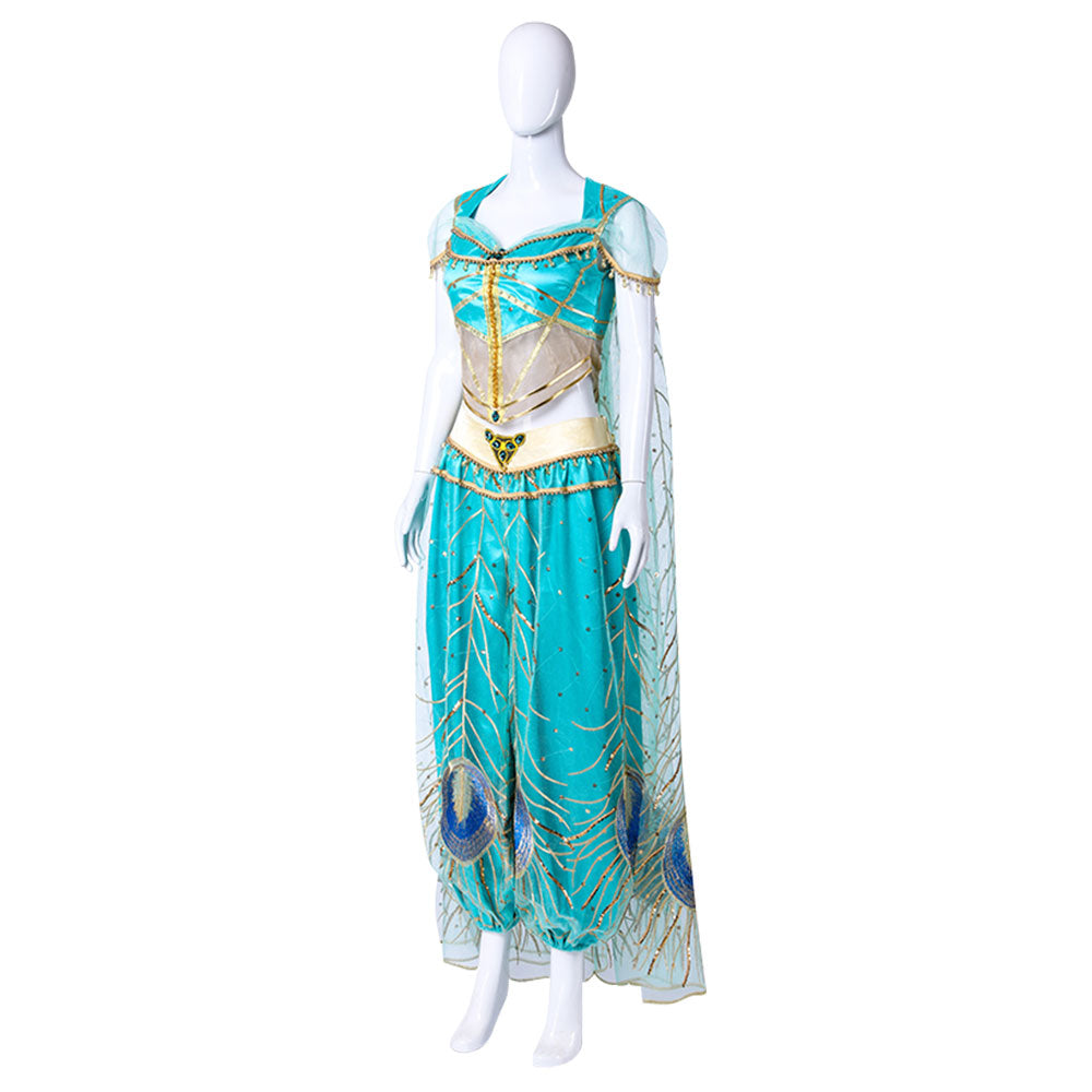 princess jasmine dress 2019 Aladdin star Naomi Scott breaks down Princess Jasmine's new outfits
