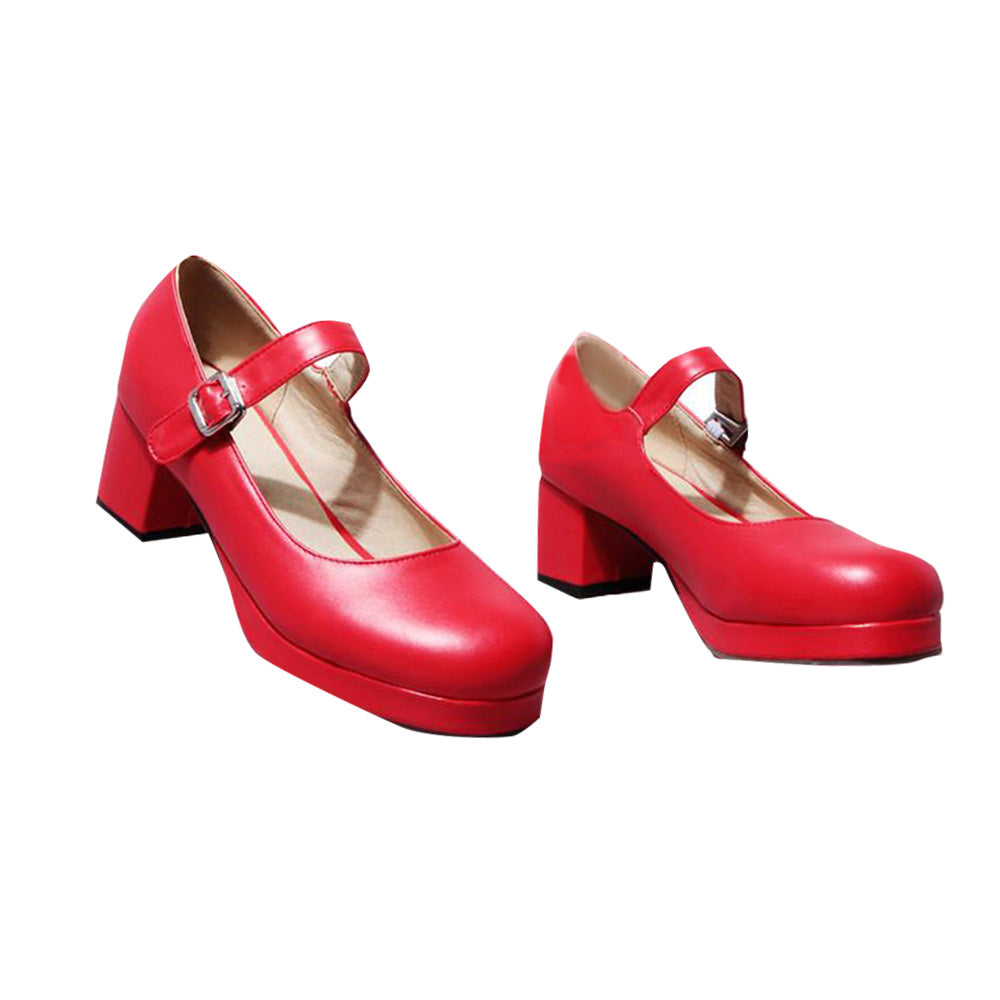 Touhou Project Flandre Scarlet Red Cosplay Shoes