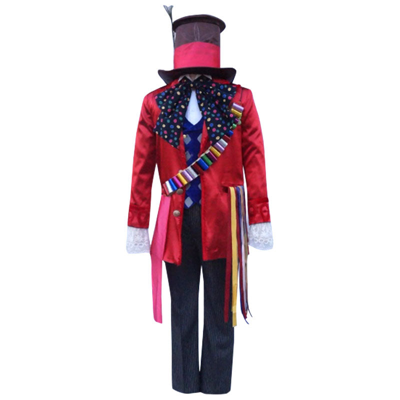 Alice in Wonderland: Alice Through the Looking Glass Mad Hatter Cosplay Costume