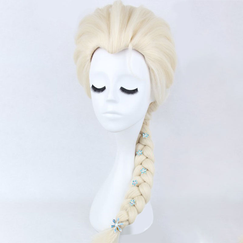 Disney Frozen Elsa Light Golden Cosplay Wig - Wig And Head wear