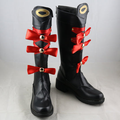 Granblue Fantasy Cagliostro Black Shoes Cosplay Boots