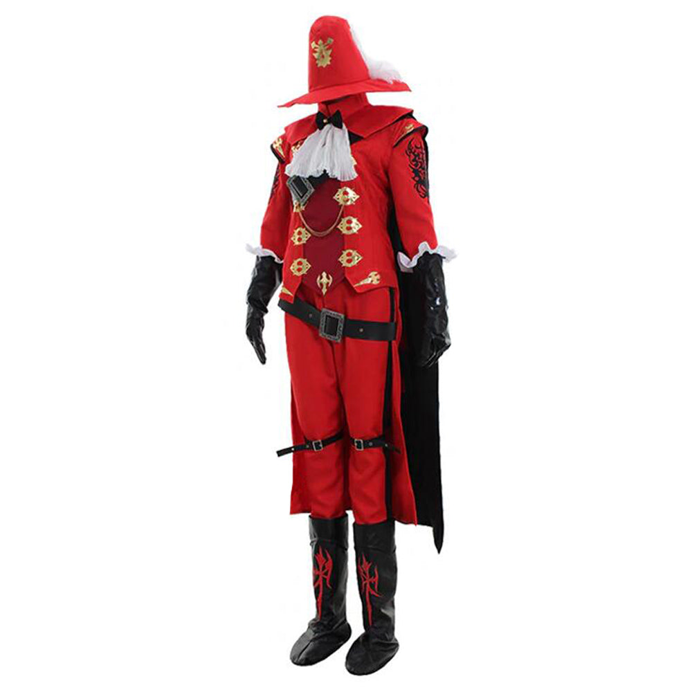 Final Fantasy XIV Red Mage Cosplay Costume