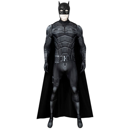 2022 Movie Bruce Wayne Robert Pattinson Jumpsuit Cosplay Costume