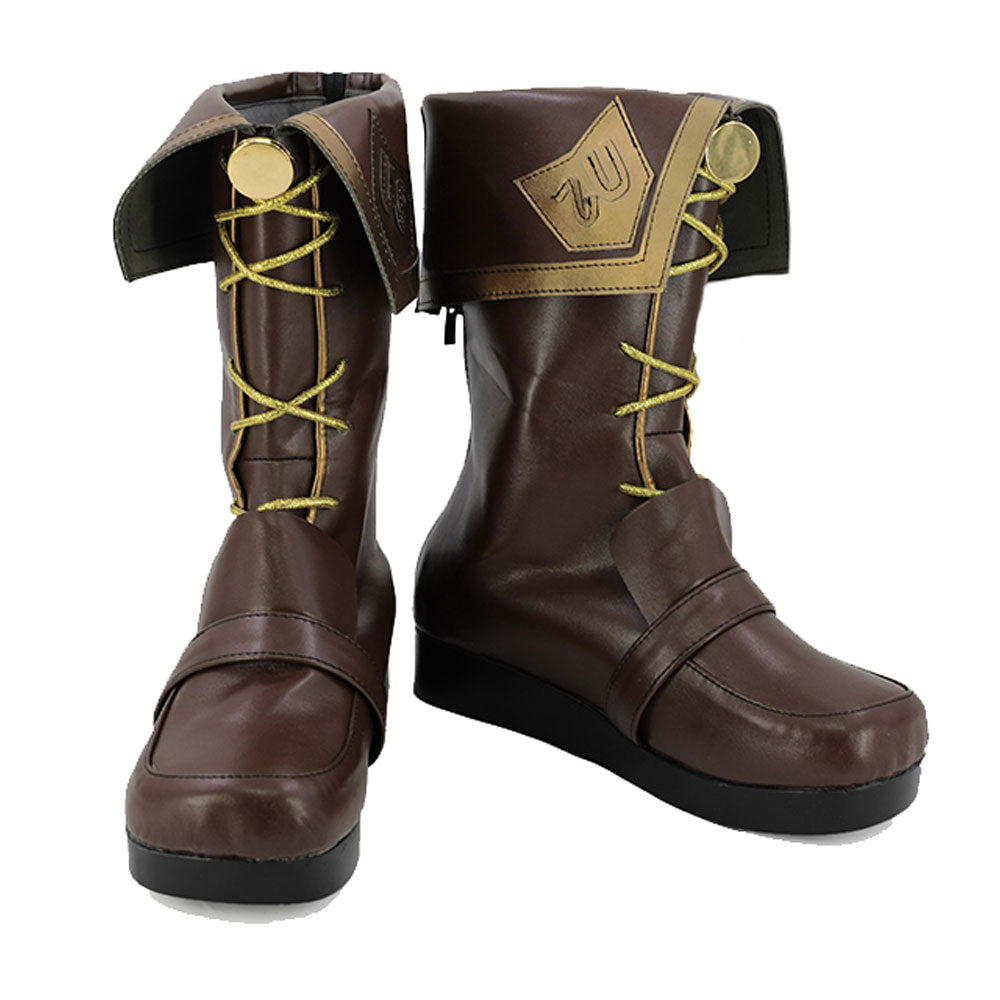 少女前線自動手槍 M1911 棕色 Cosplay 鞋